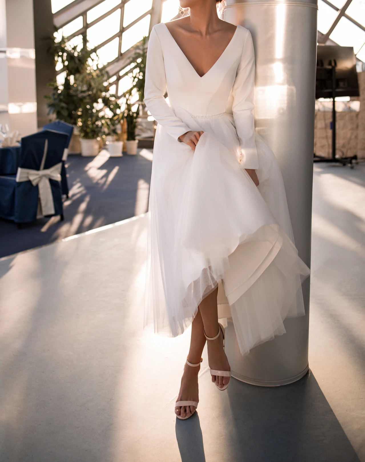 Elegant Wedding Dress Long Sleeves Wedding Dress Sexy V-neck Ivory White Wedding Wedding Dress Women 2022 Fall Fashion
Elegant Wedding Dress Long Sleeves Wedding Dress Sexy V-neck Ivory White Wedding Wedding Dress Women 2022 Fall Fashion