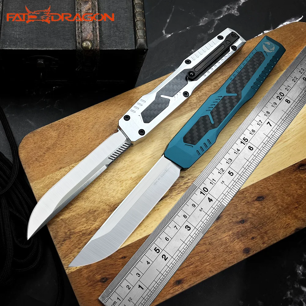 Nimoknives & Fatdragon Original Outdoor OTF Hunting Tactical Knife 12CR/CPM-3V Blade Aviation-grade 6061 aluminum alloy Handle
Nimoknives & Fatdragon Original Outdoor OTF Hunting Tactical Knife 12CR/CPM-3V Blade Aviation-grade 6061 aluminum alloy Handle