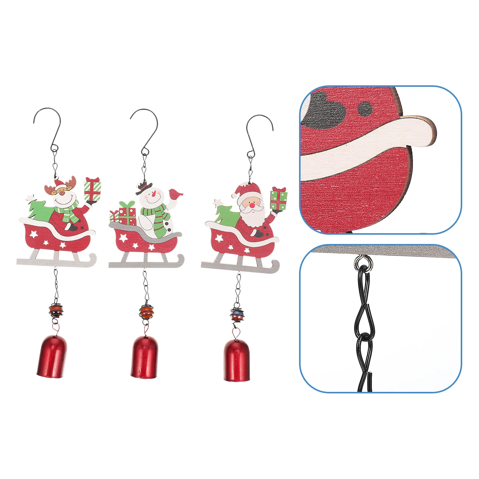 3Pcs Christmas Wind Chimes Festival Hanging Decorations Creative Housewarming Gift
3Pcs Christmas Wind Chimes Festival Hanging Decorations Creative Housewarming Gift