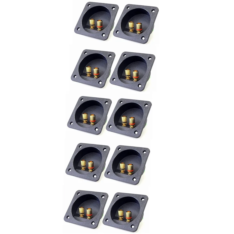 DIY Home Car Stereo Screw Cup Connectors Subwoofer Plugs 2-Way Speaker Box Terminal Binding Post 10 Pcs Black
DIY Home Car Stereo Screw Cup Connectors Subwoofer Plugs 2-Way Speaker Box Terminal Binding Post 10 Pcs Black