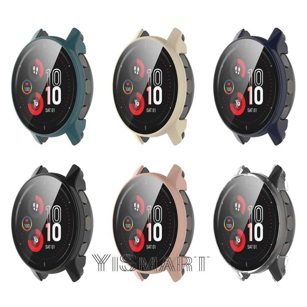 Hard Shell Glass Full Screen Protector Case for Garmin Venu 2 Plus Protective Cover for Venu2 plus Smart Watch Accessories
Hard Shell Glass Full Screen Protector Case for Garmin Venu 2 Plus Protective Cover for Venu2 plus Smart Watch Accessories