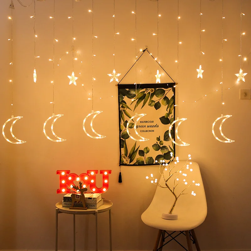 Ramadan Decoration Moon Star Led Light Eid Mubarak Decor for Home Decoration Ramadan 2022 Muslim Islamic Festival Party Decor
Ramadan Decoration Moon Star Led Light Eid Mubarak Decor for Home Decoration Ramadan 2022 Muslim Islamic Festival Party Decor