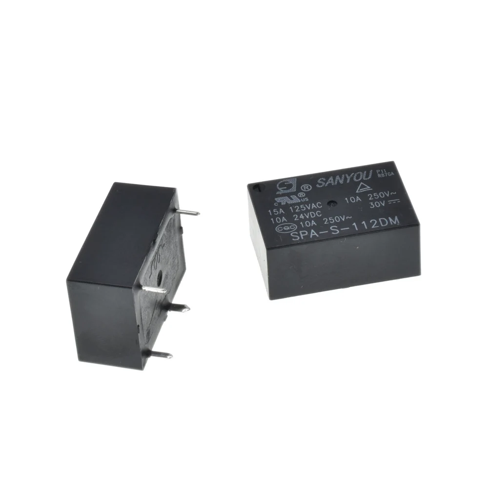 (10piece) SPA-S-105DM SPA-S-112DM SPA-S-124DM 5VDC 12VDC 24VDC 4PIN 10A Power Relay new and original 
(10piece) SPA-S-105DM SPA-S-112DM SPA-S-124DM 5VDC 12VDC 24VDC 4PIN 10A Power Relay new and original