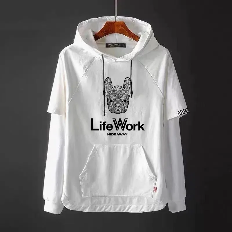 Корейский Роскошный бренд Lifework Повседневная футболка весна-осень мужская толстовка с длинным рукавом в стиле хип-хоп модная свободная облегающая спортивная одежда
Корейский Роскошный бренд Lifework Повседневная футболка весна-осень мужская толстовка с длинным рукавом в стиле хип-хоп модная свободная облегающая спортивная одежда