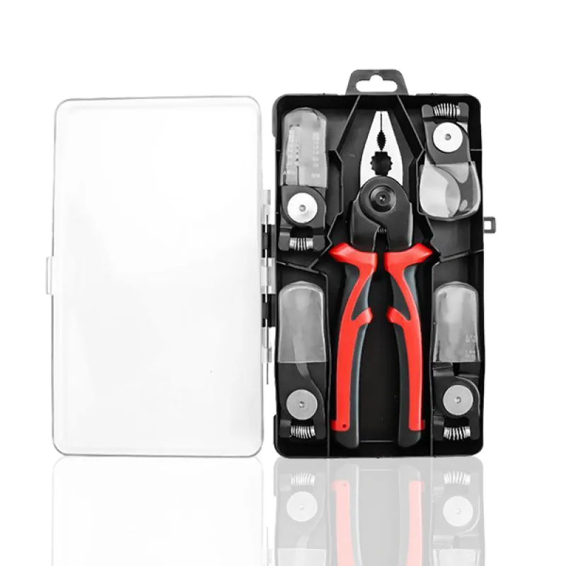 New multipurpose tool 5-in-1 interchangeable head tool set multifunctional pliers
New multipurpose tool 5-in-1 interchangeable head tool set multifunctional pliers