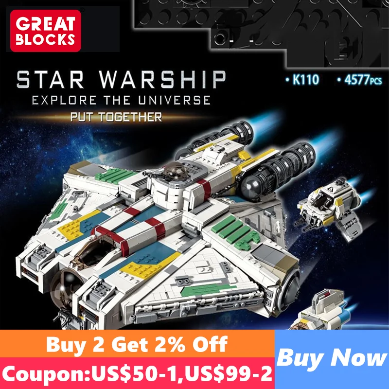 Конструктор Millennium Falcon K110, технический космический корабль, Звездный план, строительные блоки, кирпичи, призрак, строительные наборы Moc, игру...
Конструктор Millennium Falcon K110, технический космический корабль, Звездный план, строительные блоки, кирпичи, призрак, строительные наборы Moc, игру...