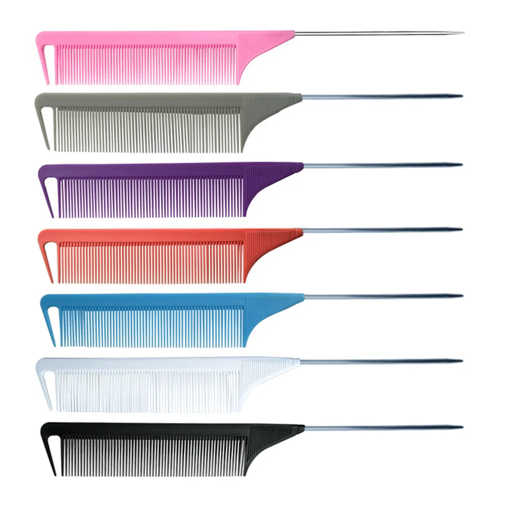 6 Pcs Pointed Tail Comb Teasing Hair Styling Lifting Plastic Brush Parting Rat Salon
6 Pcs Pointed Tail Comb Teasing Hair Styling Lifting Plastic Brush Parting Rat Salon