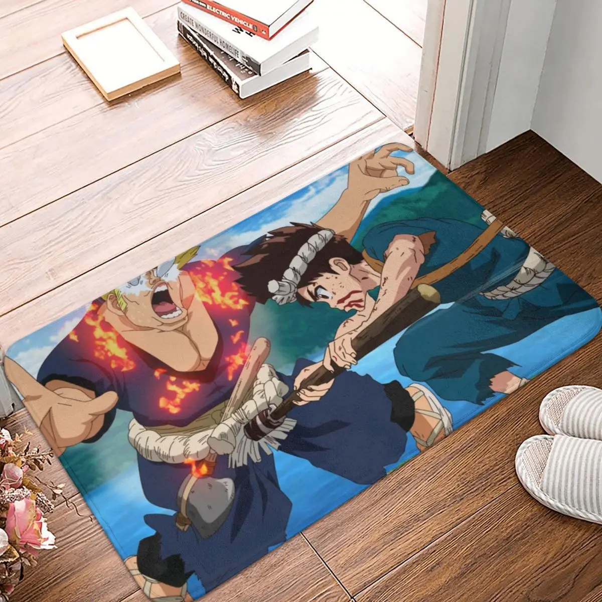 Dr. STONE NEW WORLD Non-slip Doormat Eyes Are Running Out Bath Kitchen Mat Outdoor Carpet Home Modern Decor
Dr. STONE NEW WORLD Non-slip Doormat Eyes Are Running Out Bath Kitchen Mat Outdoor Carpet Home Modern Decor