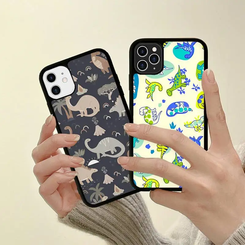 FHNBLJ Cute Cartoon Dinosaur Phone Case Silicone PC+TPU Case for iPhone 11 12 13 Pro Max 8 7 6 Plus X SE XR Hard Fundas
FHNBLJ Cute Cartoon Dinosaur Phone Case Silicone PC+TPU Case for iPhone 11 12 13 Pro Max 8 7 6 Plus X SE XR Hard Fundas