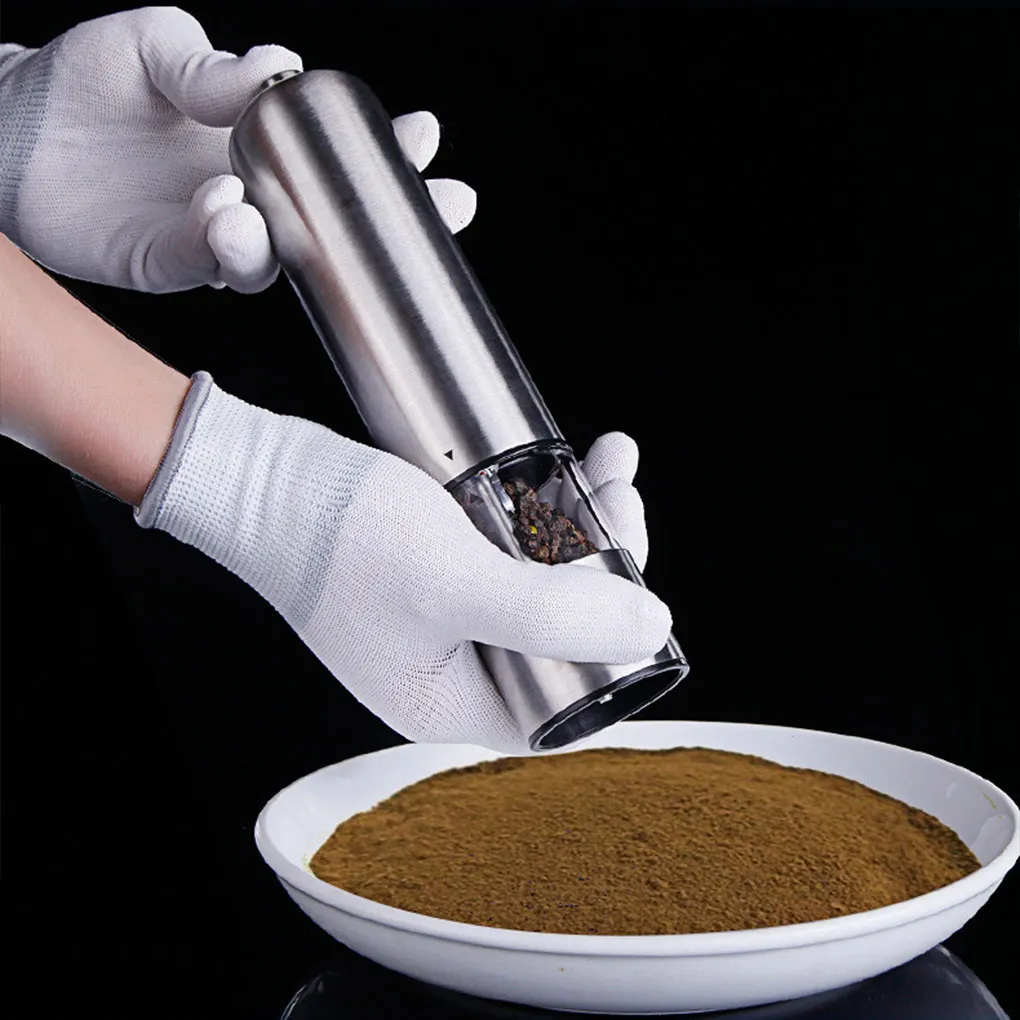 Metal Electric Grinder Stainless Steel Household Kitchen Accessories Handily Gripped Salt Pepper Grinding Tool With Rack
Metal Electric Grinder Stainless Steel Household Kitchen Accessories Handily Gripped Salt Pepper Grinding Tool With Rack