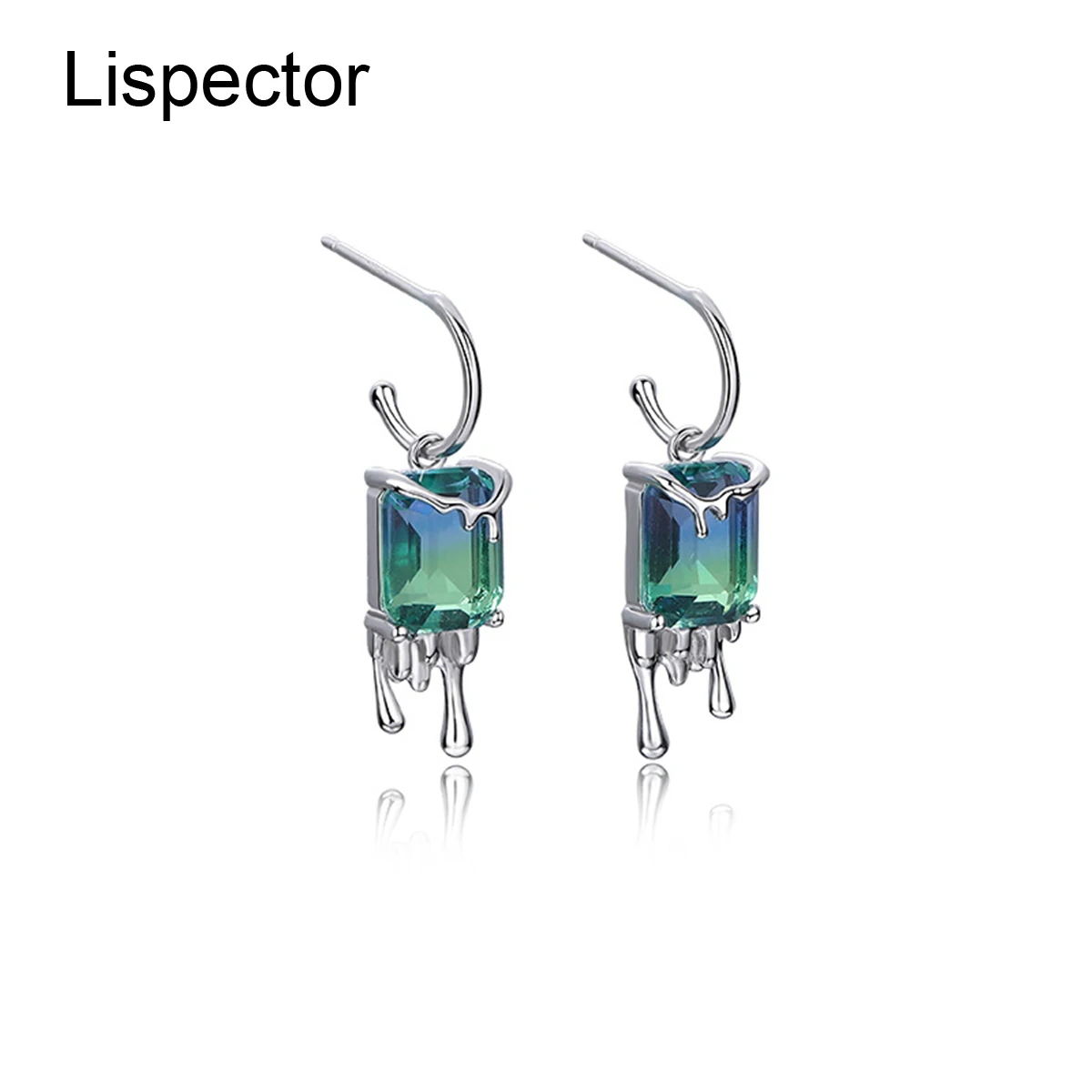 Lispector 925 Sterling Silver Korean Blue Green Square Zircon Drop Earrings for Women Geometric Lava Earrings Female Jewelry
Lispector 925 Sterling Silver Korean Blue Green Square Zircon Drop Earrings for Women Geometric Lava Earrings Female Jewelry