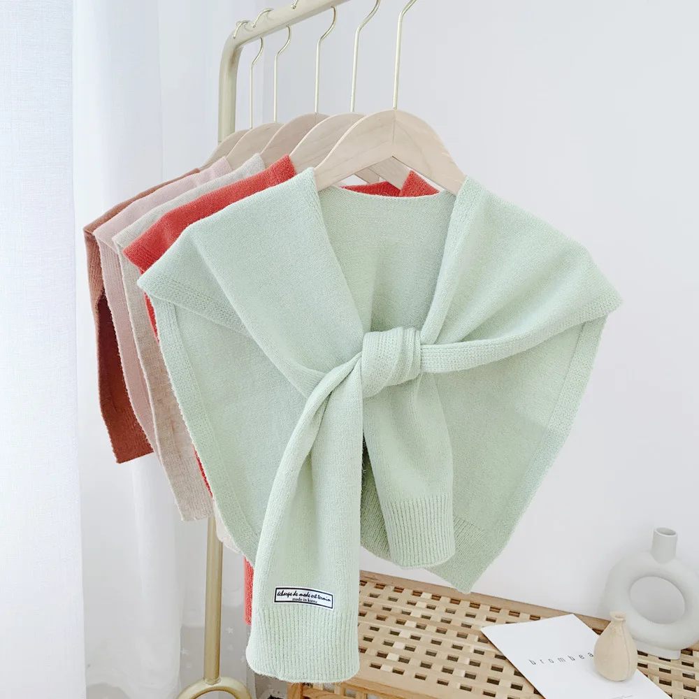 Pure Color Knitted Scarf Women Spring Autumn Fake Collars Female Lapel Blouse Sweater Small Shawl False Detachable Collar
Pure Color Knitted Scarf Women Spring Autumn Fake Collars Female Lapel Blouse Sweater Small Shawl False Detachable Collar