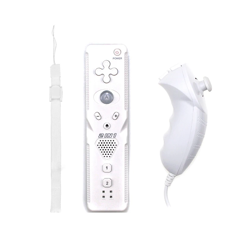 2 In 1 For Nintend Wii Motion Plus Wireless Remote Controller For Nintend Wii Nunchuck Remote Controle Joystick Joypad
2 In 1 For Nintend Wii Motion Plus Wireless Remote Controller For Nintend Wii Nunchuck Remote Controle Joystick Joypad