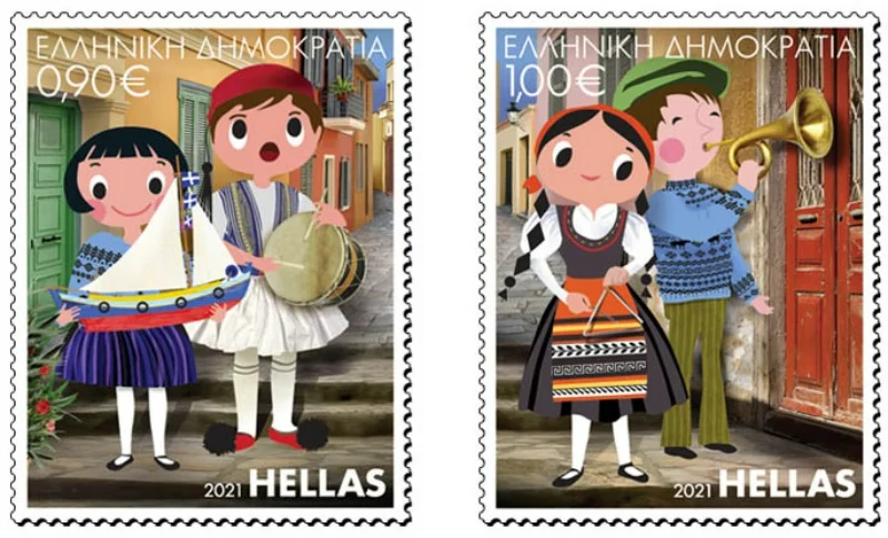 2 PCS Greek Post Stamp, 2021, Christmas Stamp, Real Original, High Quaility, Stamp Collection, MNH
2 PCS Greek Post Stamp, 2021, Christmas Stamp, Real Original, High Quaility, Stamp Collection, MNH