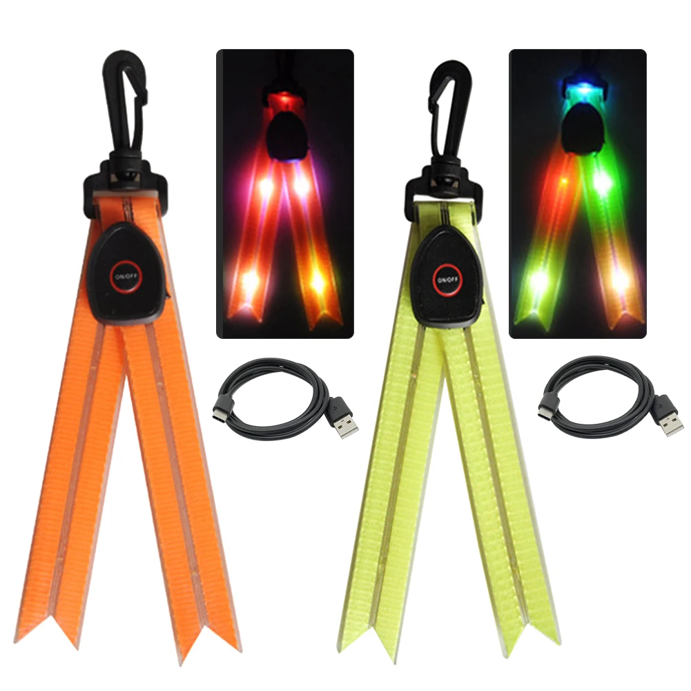 2pcs Hiking 3 Modes Waterproof For School Bag USB Rechargeable Hanging Outdoor Cycling Backpack Pendant LED Safety Light Walking
2pcs Hiking 3 Modes Waterproof For School Bag USB Rechargeable Hanging Outdoor Cycling Backpack Pendant LED Safety Light Walking