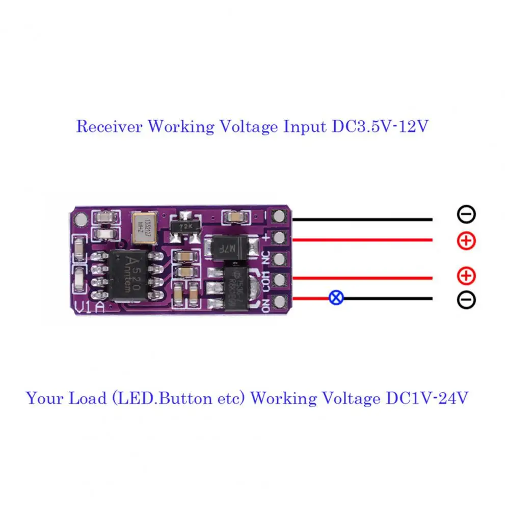 Single Button Useful Anti Corrosion Remote Control Switch High Current Wireless Control Transmitter Stable Output for School
Single Button Useful Anti Corrosion Remote Control Switch High Current Wireless Control Transmitter Stable Output for School