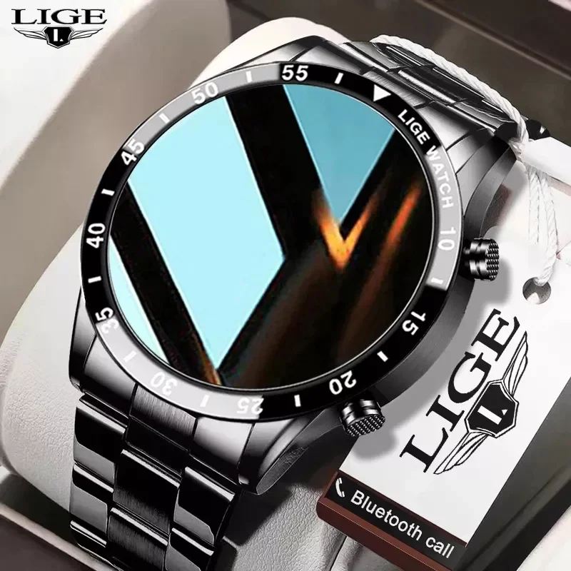 LIGE 2022 Full Circle Touch Screen Steel Band Luxury Bluetooth Call Men Smart Watch Waterproof Sport Activity Fitness Watch+Box
LIGE 2022 Full Circle Touch Screen Steel Band Luxury Bluetooth Call Men Smart Watch Waterproof Sport Activity Fitness Watch+Box