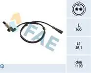 78192 ABS sensor for MEGANE I 
78192 ABS sensor for MEGANE I