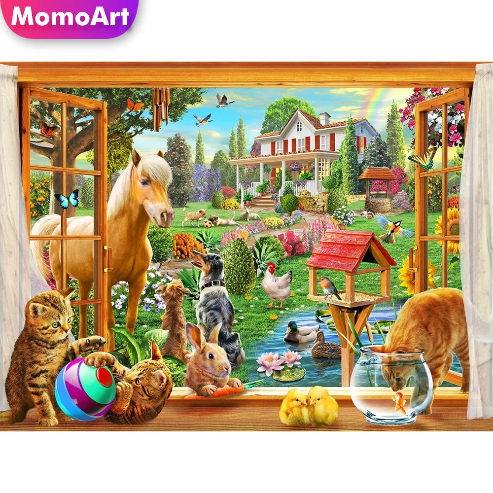 Алмазная 5D картина MomoArt «сделай сам», вышивка с окошком, лошадью, животными, мозаика для окон, домашняя вышивка крестиком с пейзажем, ручная р...
Алмазная 5D картина MomoArt «сделай сам», вышивка с окошком, лошадью, животными, мозаика для окон, домашняя вышивка крестиком с пейзажем, ручная р...