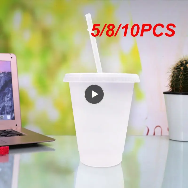 5/8/10PCS 700ml Plastic Tumbler Clear Coffee Cups Matte With Straw Straw Mugs With Lid Drinkware Coffe Bottle Cup Reusable Cups
5/8/10PCS 700ml Plastic Tumbler Clear Coffee Cups Matte With Straw Straw Mugs With Lid Drinkware Coffe Bottle Cup Reusable Cups