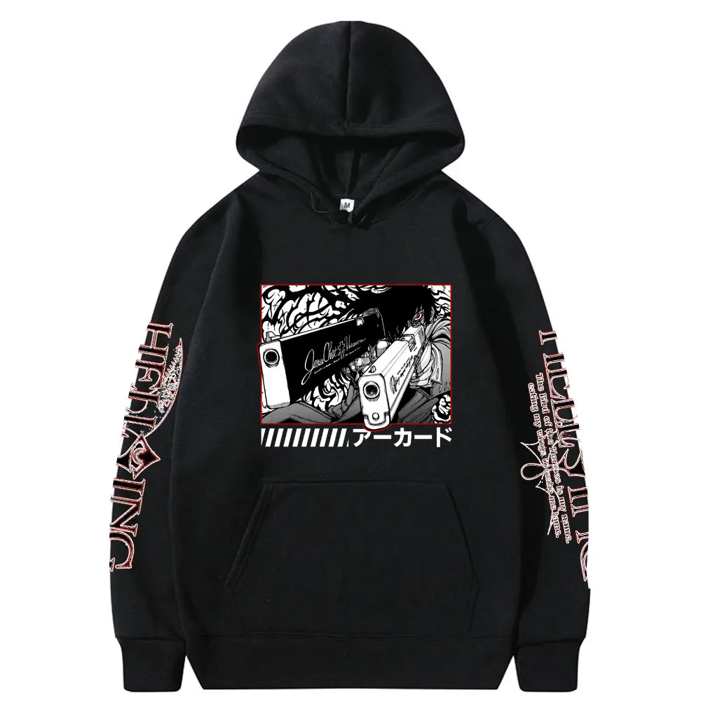 Vintage Hellsing Alucard Vampire Hunter Anime Hoodie Men Women Long Sleeve Coat Casual Loose Sweatshirt Man Oversized Streetwear
Vintage Hellsing Alucard Vampire Hunter Anime Hoodie Men Women Long Sleeve Coat Casual Loose Sweatshirt Man Oversized Streetwear