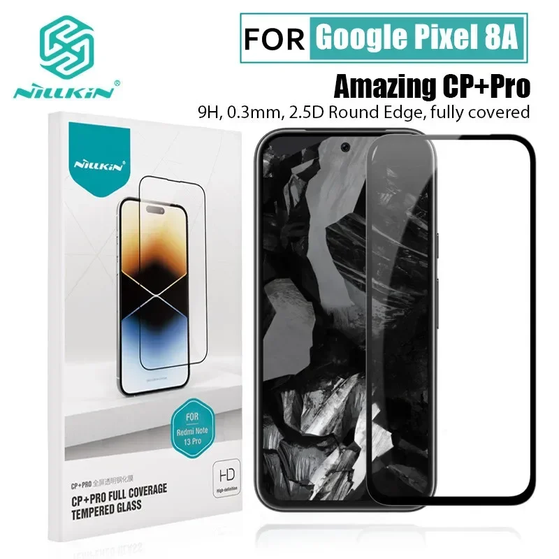 Защитная пленка для экрана Google Pixel 8A NILLKIN Amazing CP + Pro/H Pro закаленное стекло