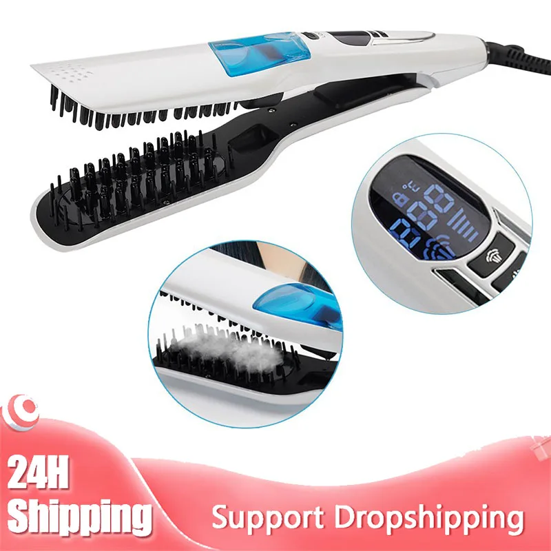 LCD New Display Hair Straightener Curler Steam Hair Straightener Ladies Ceramic Tourmaline Steam Iron
LCD New Display Hair Straightener Curler Steam Hair Straightener Ladies Ceramic Tourmaline Steam Iron