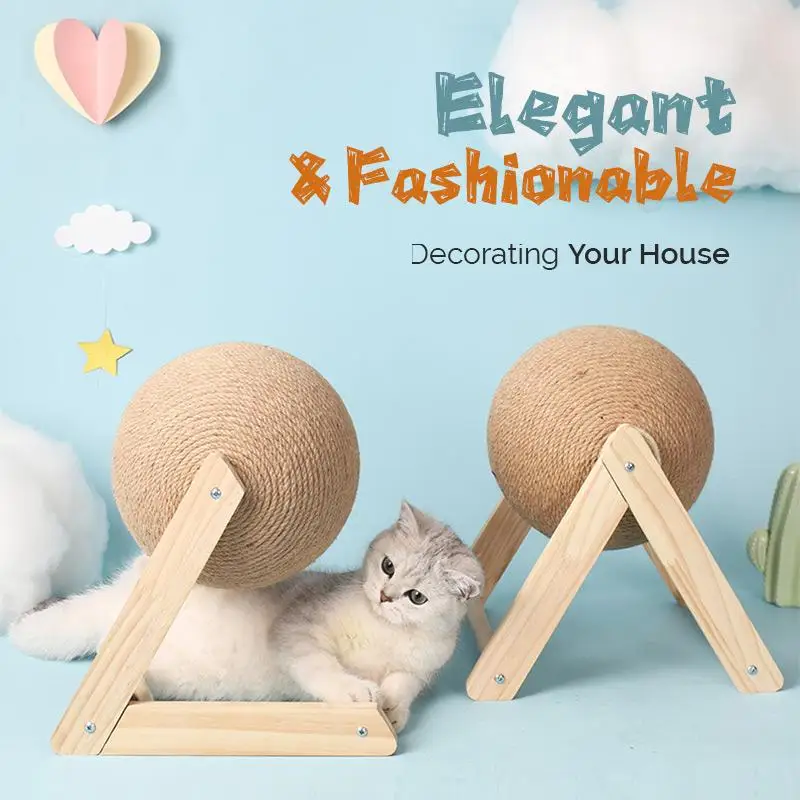 Cat Toy Cat Scratcher Sisal Rope Ball Kitten Interactive Grinding Paws Toys Scratch Board Pet Furniture Accessories Supplies For
Cat Toy Cat Scratcher Sisal Rope Ball Kitten Interactive Grinding Paws Toys Scratch Board Pet Furniture Accessories Supplies For