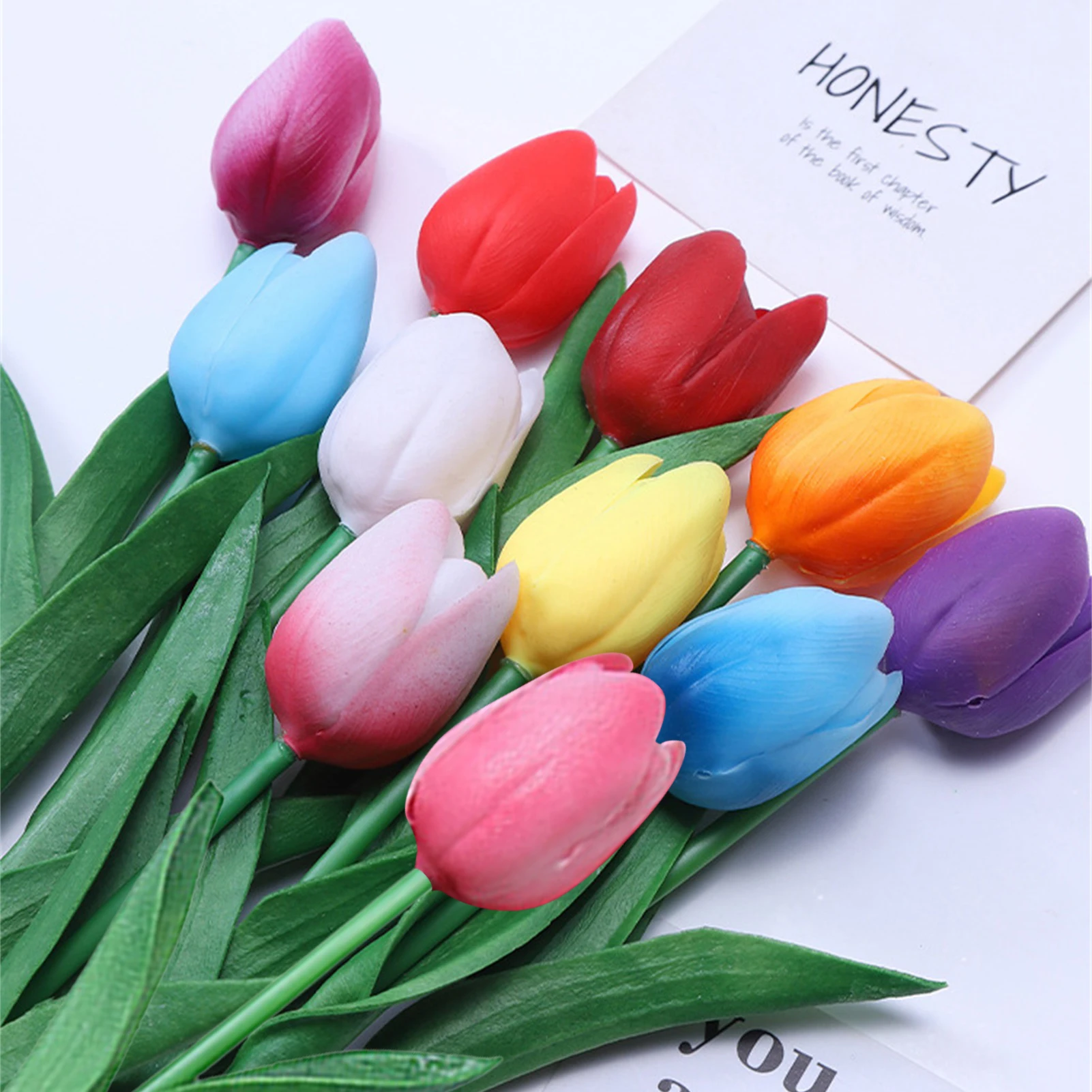 PU Artificial Flowers Artificial Tulips Flowers Fake Tulips Flowers for Wedding Party Spring Home Dining Room Office Decoration
PU Artificial Flowers Artificial Tulips Flowers Fake Tulips Flowers for Wedding Party Spring Home Dining Room Office Decoration