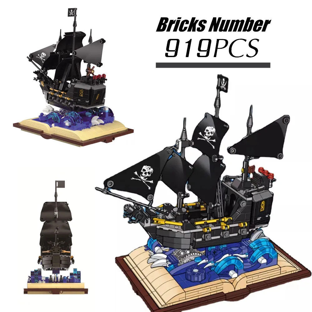 Disney Black Pearl Caribbean Pirates Ship Pirates Boat Story Bricks Book Model Building Block Brick Kid Gift Boys Set
Disney Black Pearl Caribbean Pirates Ship Pirates Boat Story Bricks Book Model Building Block Brick Kid Gift Boys Set