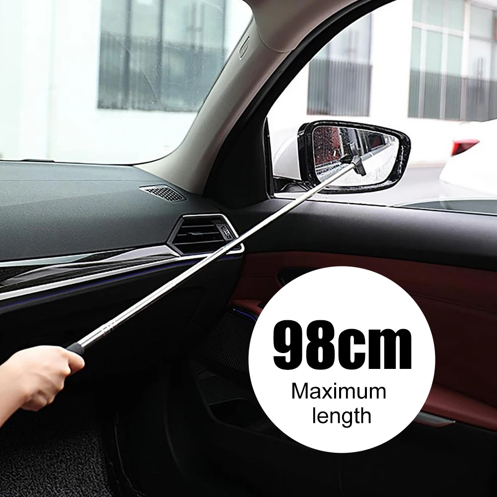 Telescopic Rearview Mirror Squeegee Retractable Double-side Rod Window Cleaner Squeegee Wiper Brush Glass Scraper Cleaning Tool
Telescopic Rearview Mirror Squeegee Retractable Double-side Rod Window Cleaner Squeegee Wiper Brush Glass Scraper Cleaning Tool