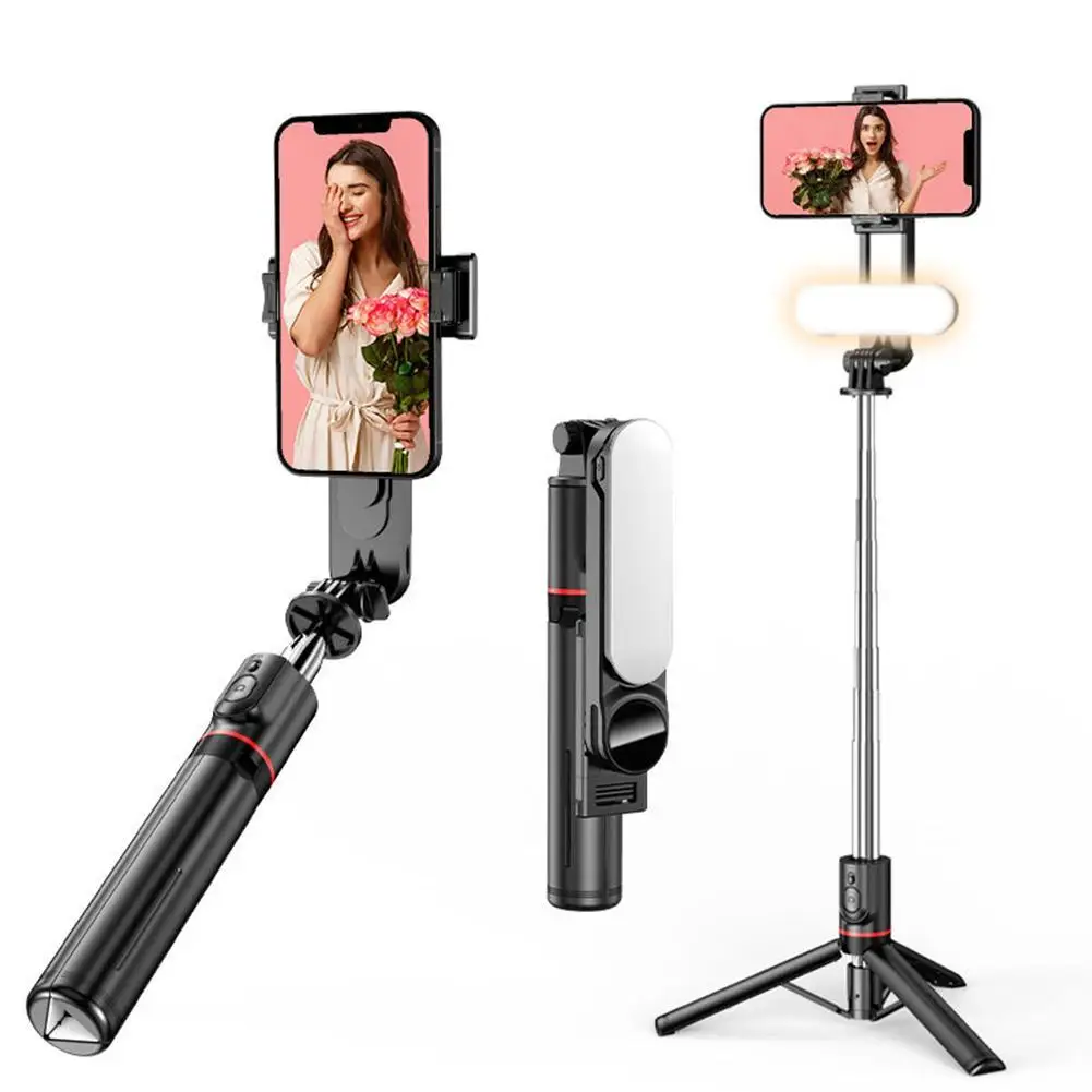 Universal Detachable Fill Light Selfie Stick Bluetooth-compatible Remote Control Shutter Multifunctional Tripod for Smartphones
Universal Detachable Fill Light Selfie Stick Bluetooth-compatible Remote Control Shutter Multifunctional Tripod for Smartphones