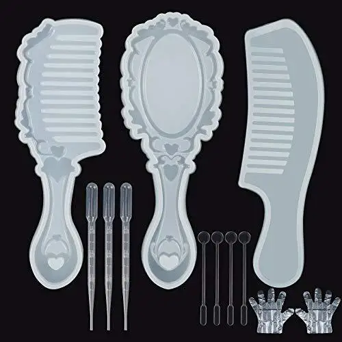 Brand: Hakotom 12 Pcs Silicone Resin Comb Molds, 3D Mirror Mold Diy Epoxy Resin Casting Mould
Brand: Hakotom 12 Pcs Silicone Resin Comb Molds, 3D Mirror Mold Diy Epoxy Resin Casting Mould