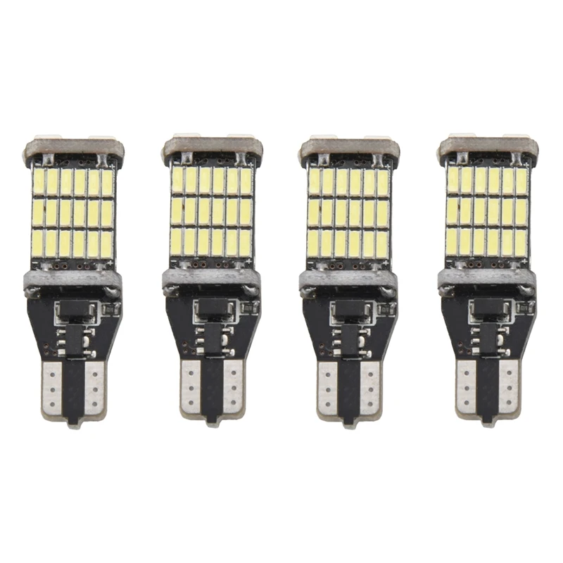4Pcs T15 W16W Led Backup Light Bulb 920 921 912 Error Free 4014 45Smd Highlighting Brake Light Bulb Dc12v
4Pcs T15 W16W Led Backup Light Bulb 920 921 912 Error Free 4014 45Smd Highlighting Brake Light Bulb Dc12v