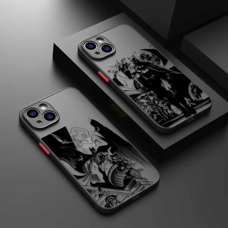 Black B-Batman S-Superman Clear TPU Matte Phone Case For iPhone 11 14 13 12 Pro Max Mini X XR Xs 8 6 7 Plus Silicone Cover
Black B-Batman S-Superman Clear TPU Matte Phone Case For iPhone 11 14 13 12 Pro Max Mini X XR Xs 8 6 7 Plus Silicone Cover