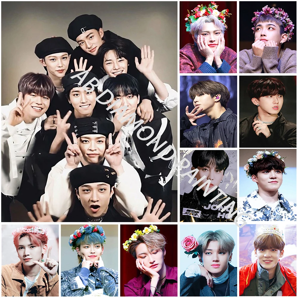 Kpop Stray Kids 5D AB Diamond Painting Cross Stitch Ateez Members Diamonds Embroidery DIY Mosaic Home Decoration
Kpop Stray Kids 5D AB Diamond Painting Cross Stitch Ateez Members Diamonds Embroidery DIY Mosaic Home Decoration