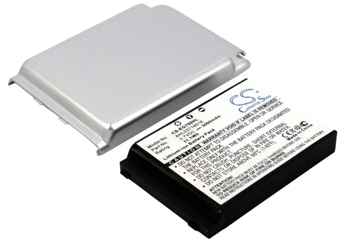 CS 3000mAh / 11.1Wh battery for E-TEN glofiish M700 369029665, 49004440_X500, AHL03716016
CS 3000mAh / 11.1Wh battery for E-TEN glofiish M700 369029665, 49004440_X500, AHL03716016
