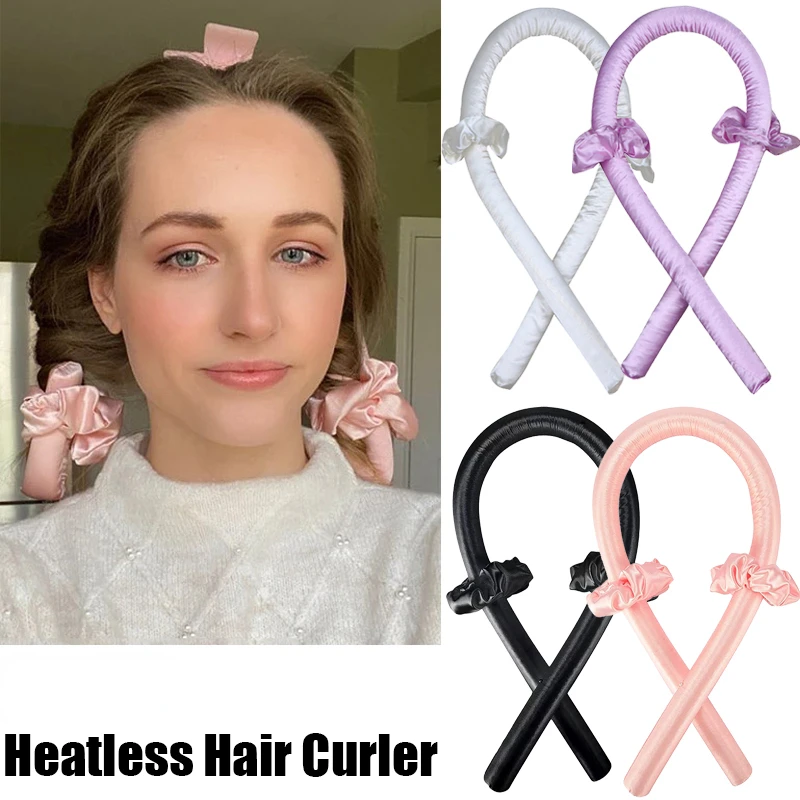 Heatless Hair Curler Rod Soft Headband Lazy Curling Hair Rollers Curling DIY Scrunchies Sponge Slik Tools Styling Hair Ribbon
Heatless Hair Curler Rod Soft Headband Lazy Curling Hair Rollers Curling DIY Scrunchies Sponge Slik Tools Styling Hair Ribbon