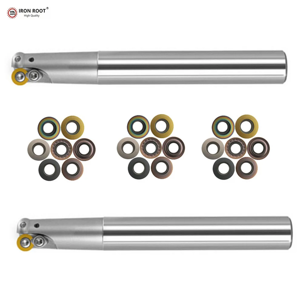 IRONROOT EMR4R Round Nose Milling Cutter Holder 10,12,13,1T CNC Milling Machine Tool Holder For RPMT08T2,RDMW08T2 Carbide Insert
IRONROOT EMR4R Round Nose Milling Cutter Holder 10,12,13,1T CNC Milling Machine Tool Holder For RPMT08T2,RDMW08T2 Carbide Insert