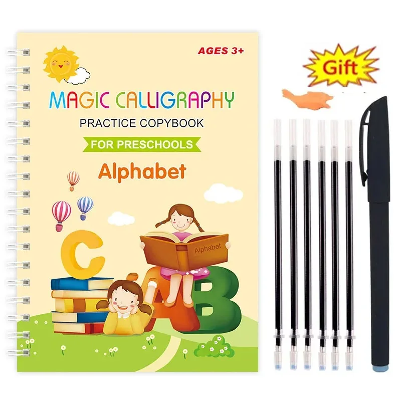 Children's Reusable Magic Exercise Book Calligraphy Number Letters Painting Multiplication and Division Exercise Copy Books
Children's Reusable Magic Exercise Book Calligraphy Number Letters Painting Multiplication and Division Exercise Copy Books