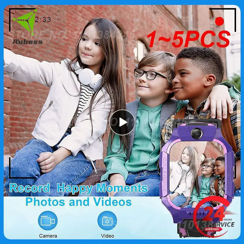 1~5PCS Kids Smart Watch Sim Card SOS Call Phone Smartwatch For Children Watch Waterproof Camera Location Tracker Gift For Boys
1~5PCS Kids Smart Watch Sim Card SOS Call Phone Smartwatch For Children Watch Waterproof Camera Location Tracker Gift For Boys