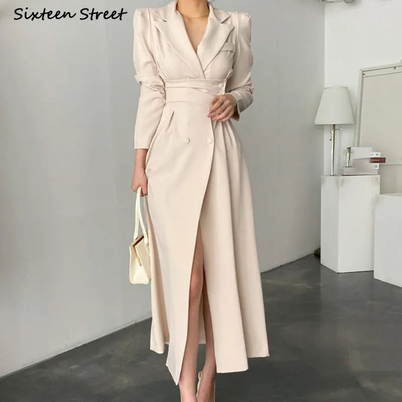 Vintage Long Dress Women Apricot 2023 Autumn Single-breasted Elegant Bodycon Dresses Turn-down Collar Party Vestido Business
Vintage Long Dress Women Apricot 2023 Autumn Single-breasted Elegant Bodycon Dresses Turn-down Collar Party Vestido Business