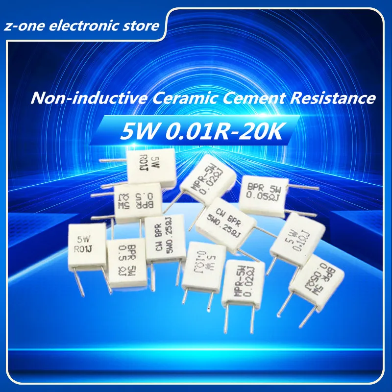 10/Pcs 5W Non-inductive Ceramic Cement Resistance BPR56 0.01R 0.015 0.022 0.025 0.02 0.033 0.047 100Ohm 0.1 0.2 0.25 0.5 1K 10K
10/Pcs 5W Non-inductive Ceramic Cement Resistance BPR56 0.01R 0.015 0.022 0.025 0.02 0.033 0.047 100Ohm 0.1 0.2 0.25 0.5 1K 10K
