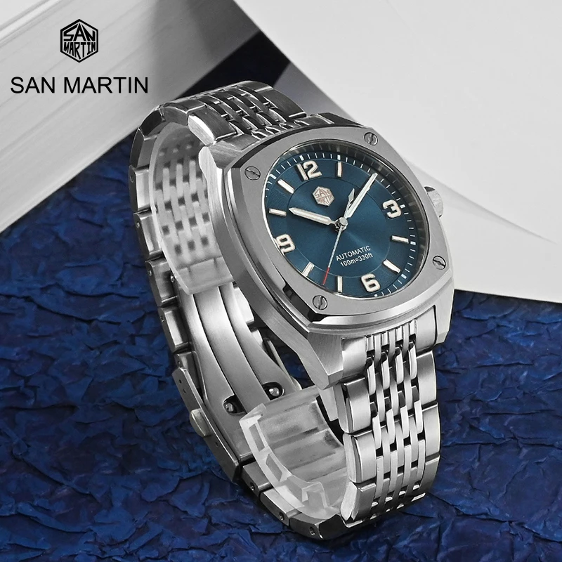 San Martin New 39.5mm Original Design Men Automatic Mechanical Watches Stainless Steel Waterproof Sports Clock Reloj Hombre
San Martin New 39.5mm Original Design Men Automatic Mechanical Watches Stainless Steel Waterproof Sports Clock Reloj Hombre