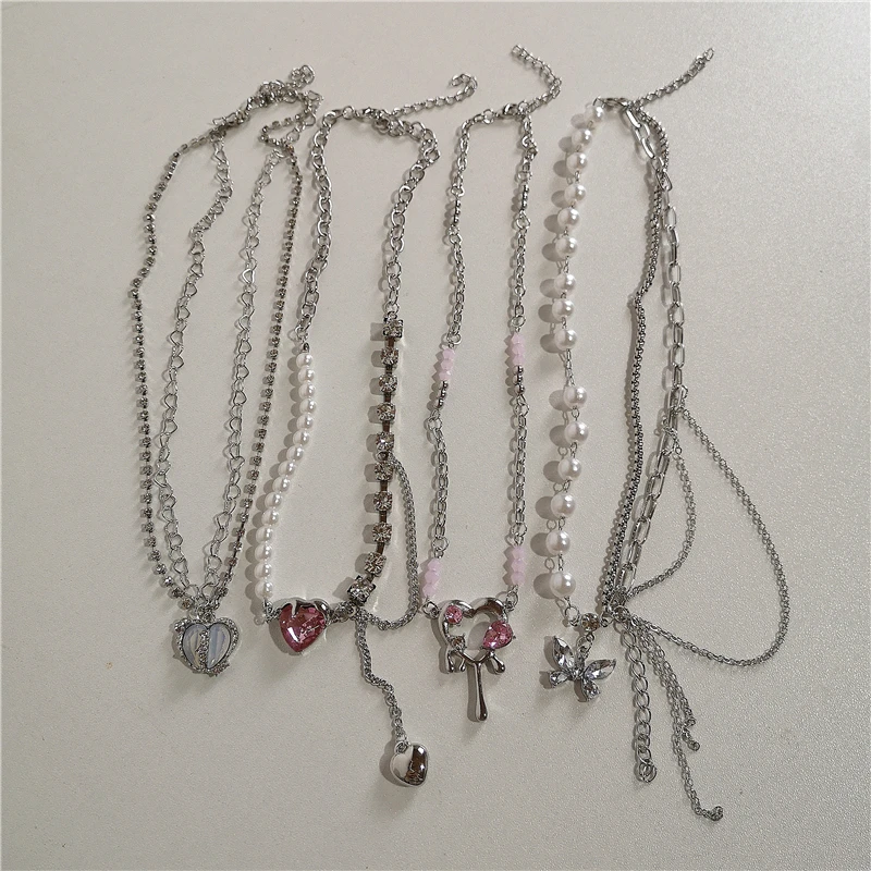 2022 Kpop Trend Punk Gothic Thorns Heart Pendant Rhinestone Chains Choker Necklaces For Women Egirl Party Y2K Jewelry Wholesale
2022 Kpop Trend Punk Gothic Thorns Heart Pendant Rhinestone Chains Choker Necklaces For Women Egirl Party Y2K Jewelry Wholesale