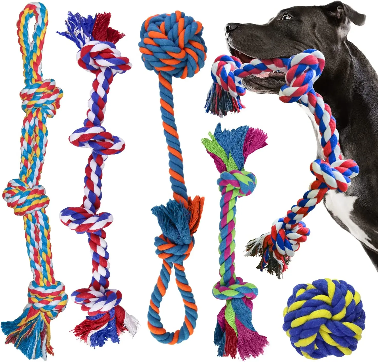 Jouets Corde pour Chien XL (extrêmement durables et Solides) pour Chiens de Grande et Moyenne Taille - Jouets DE Chien Extra G
Jouets Corde pour Chien XL (extrêmement durables et Solides) pour Chiens de Grande et Moyenne Taille - Jouets DE Chien Extra G