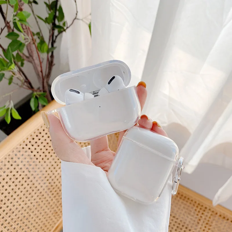 Soft TPU Transparent and Simple Anti-fall for Airpods Pro Case Wireless 1 2 3Gen Earphone Protection Cover
Soft TPU Transparent and Simple Anti-fall for Airpods Pro Case Wireless 1 2 3Gen Earphone Protection Cover