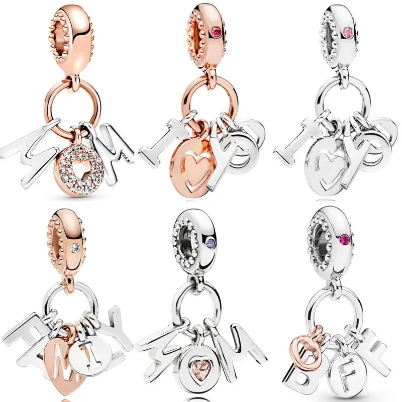 Роза, я люблю тебя, мама, буквы, любовь, сердце, идеальная семья, подвеска из бисера, серебряный шарм, подходит для браслета pandora, Diy ювелирные и...
Роза, я люблю тебя, мама, буквы, любовь, сердце, идеальная семья, подвеска из бисера, серебряный шарм, подходит для браслета pandora, Diy ювелирные и...