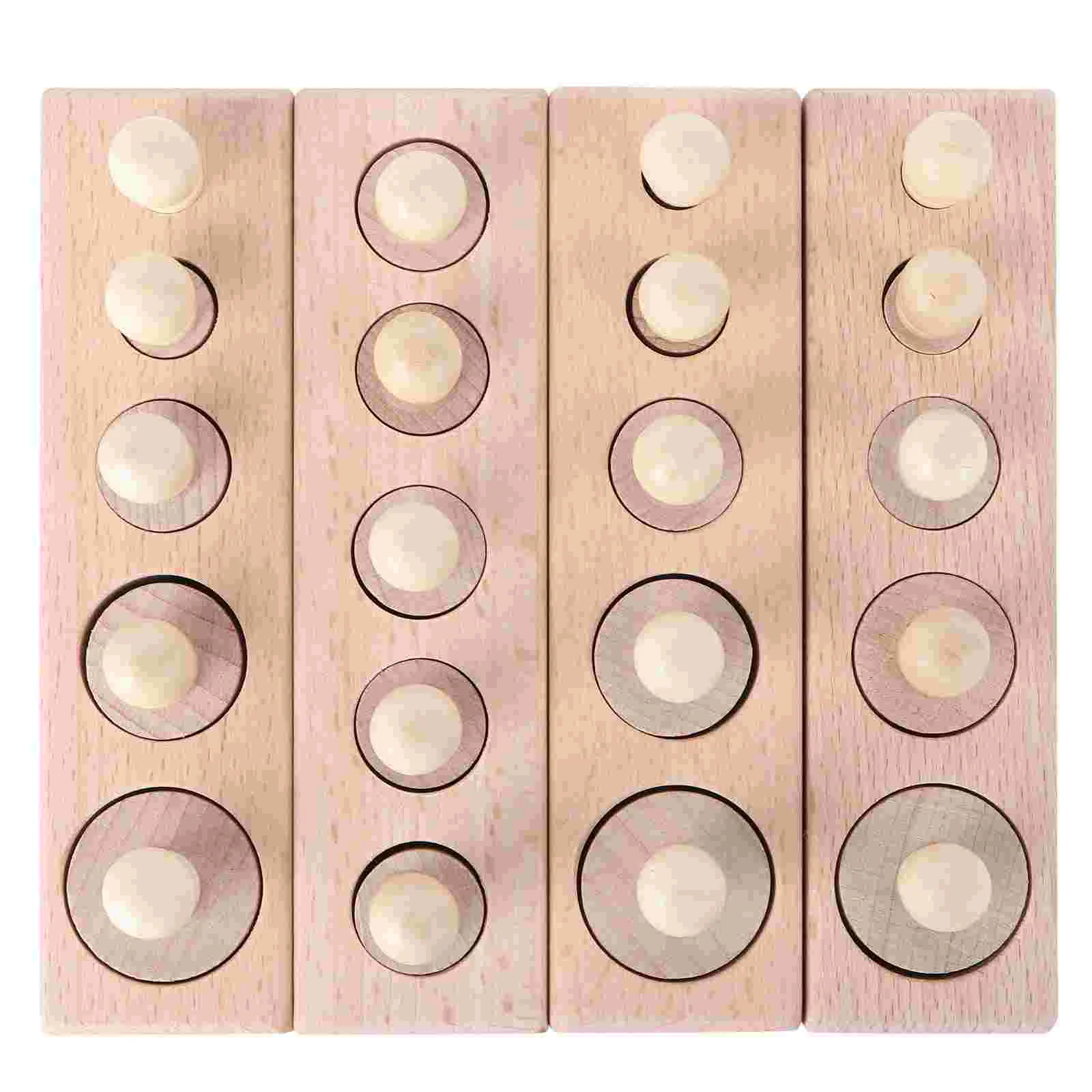 Wooden Montessori Toy Blocks Socket Toys Cylinders Cylinder Educational Teaching Baby Puzzle Wood Block Aids Geometric Board
Wooden Montessori Toy Blocks Socket Toys Cylinders Cylinder Educational Teaching Baby Puzzle Wood Block Aids Geometric Board