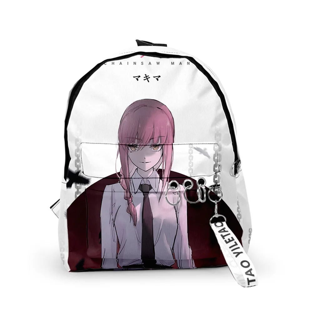 Popular Chainsaw Man Backpacks Boys/Girls pupil School Bags 3D Print Keychains Oxford Waterproof Funny Cute Small Backpacks
Popular Chainsaw Man Backpacks Boys/Girls pupil School Bags 3D Print Keychains Oxford Waterproof Funny Cute Small Backpacks